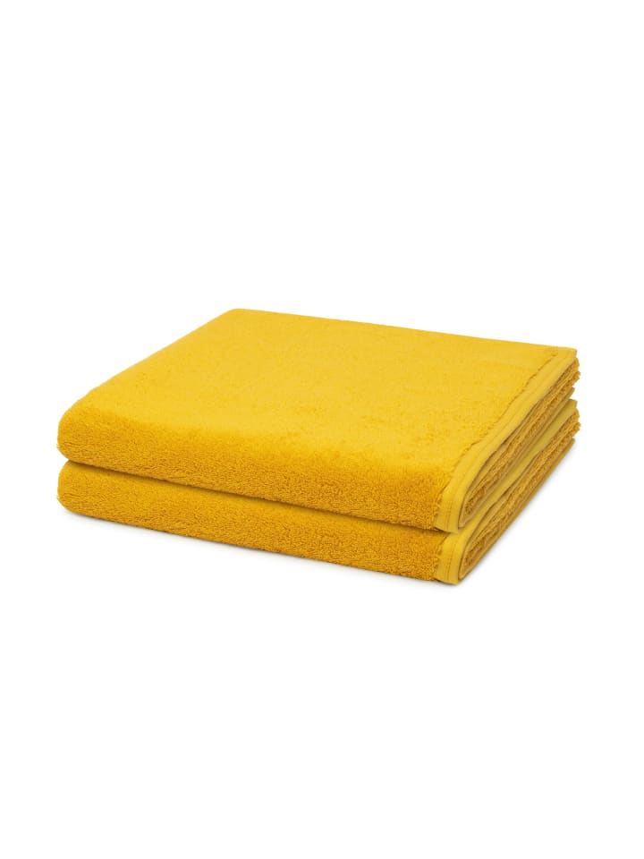 Vossen 2 X Duschtuch im Set Vegan Life in Salamander günstig kaufen 67 x 140 cm