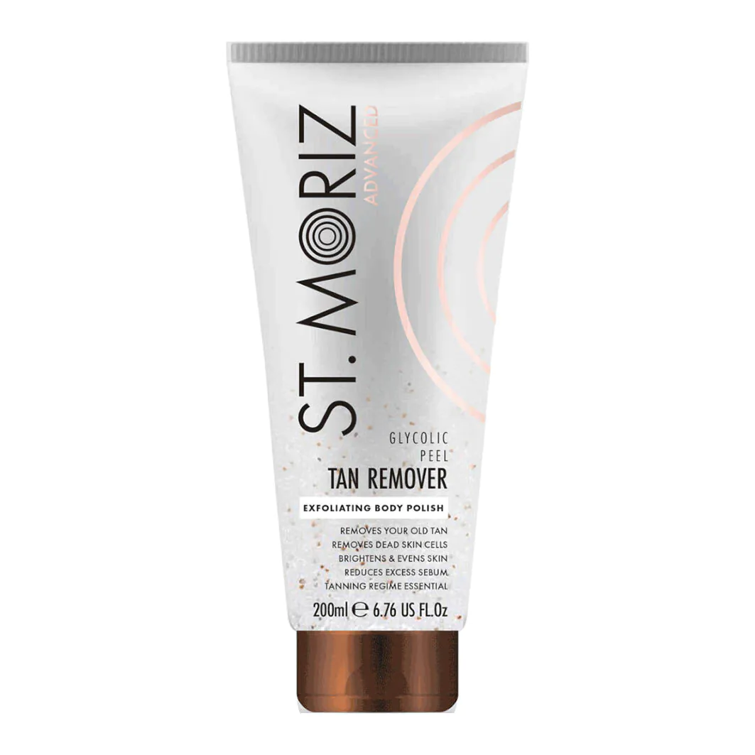 St. Moriz Advanced Pro Glycolic Peel Tan Remover - Piling za tijelo koji uklanja preplanulost 200 ml