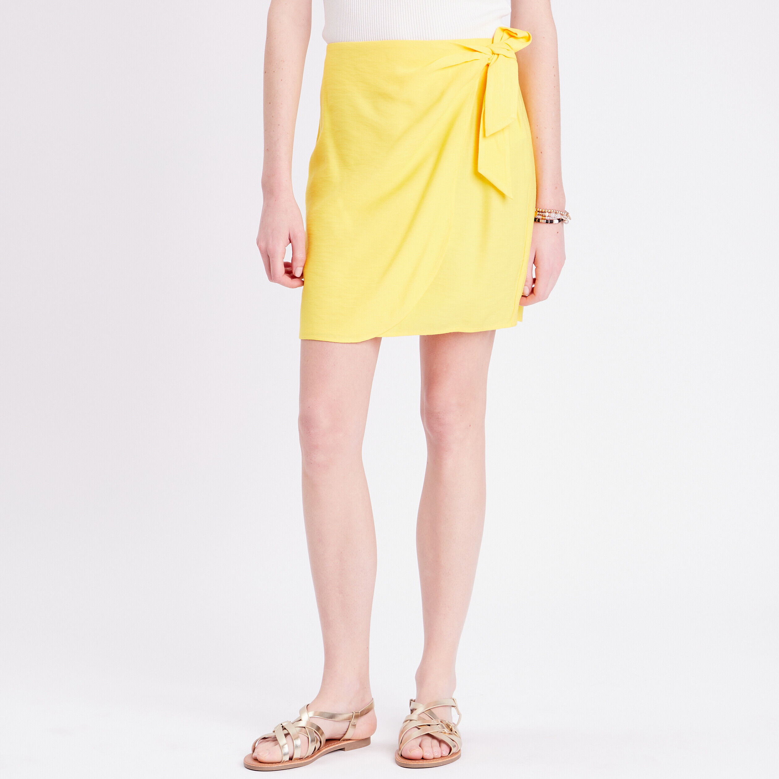 Jupe short jaune fluo femme | Cache Cache