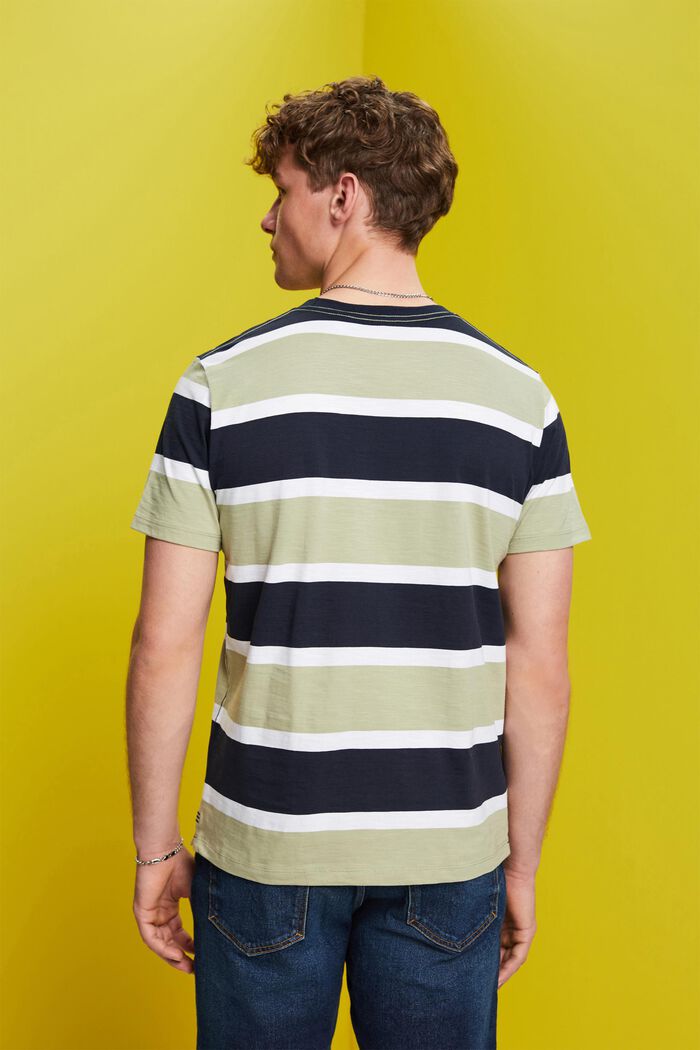 Gestreiftes Jersey T-Shirt, 100 % Baumwolle