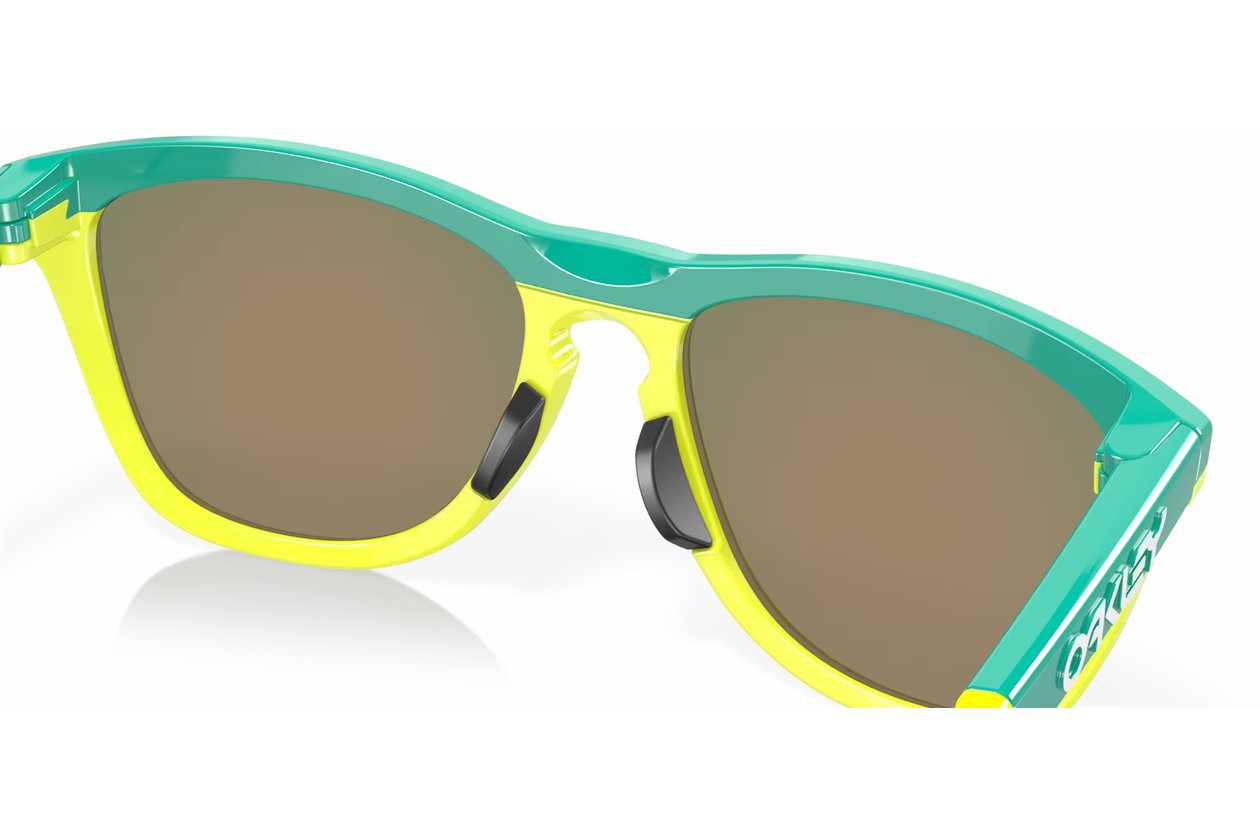 Oakley Frogskins Hybrid Celeste/ Tennis Ball Yellow - Prizm Ruby