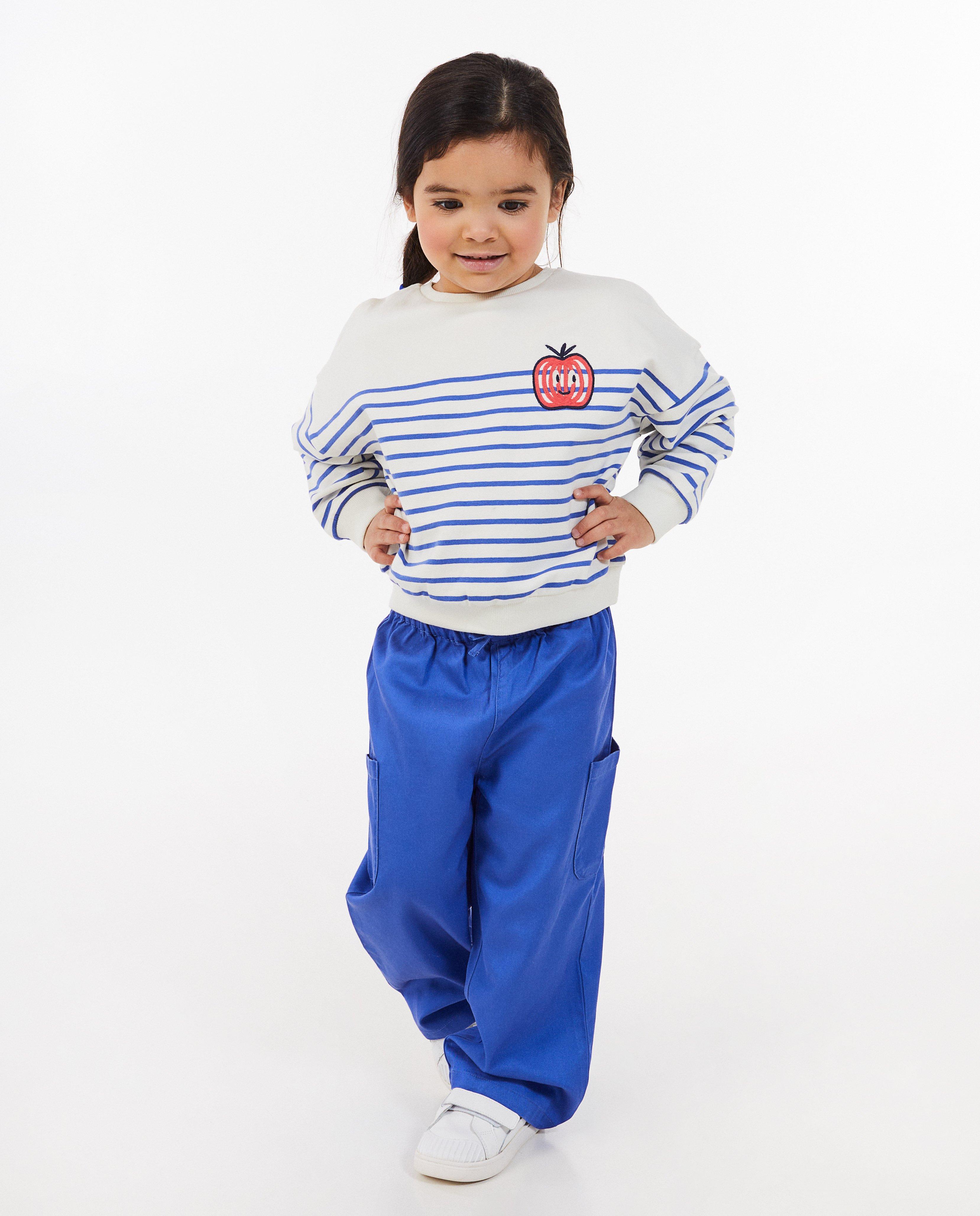 Pantaloni Samson Blue albaștri