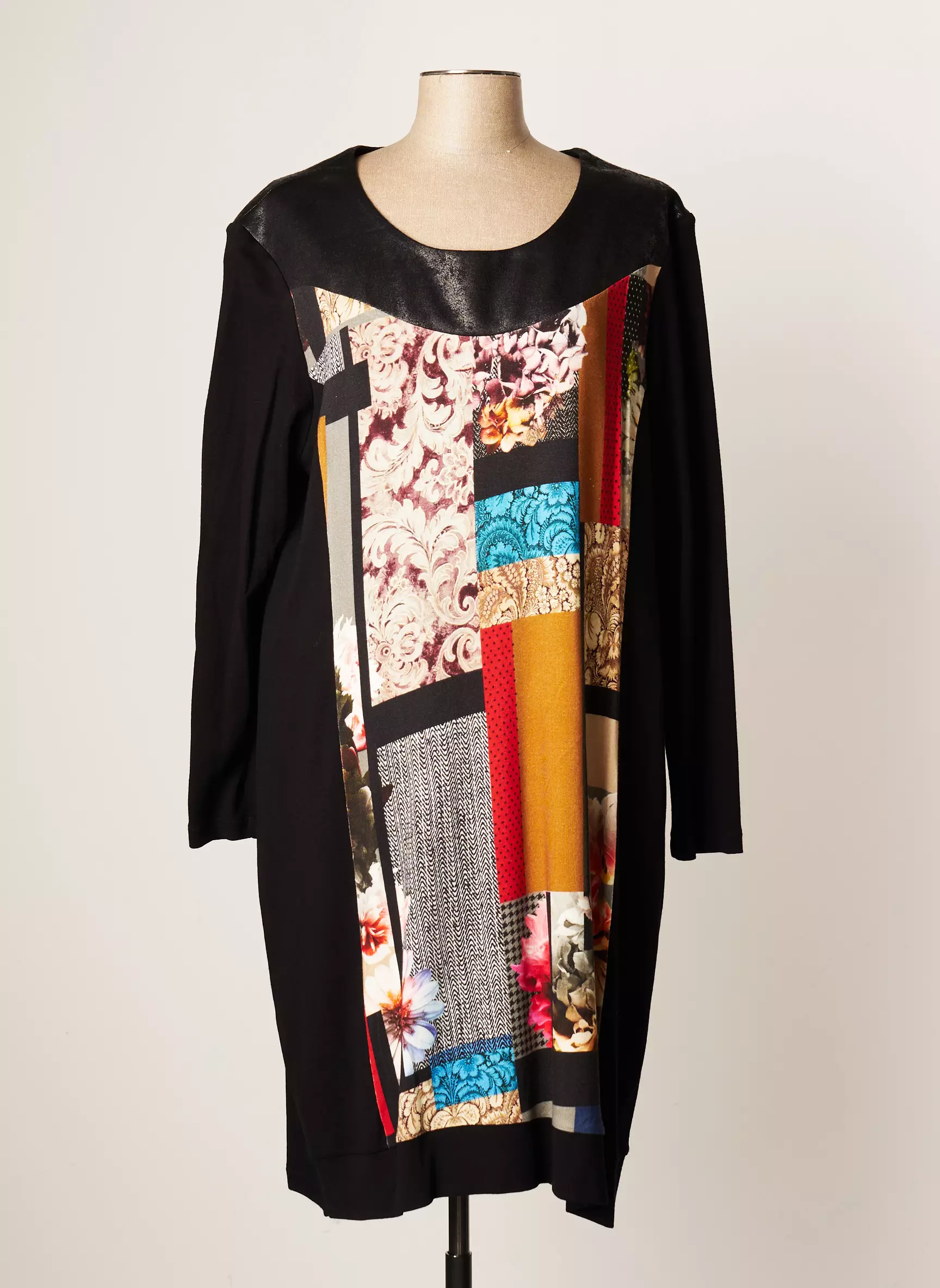 Jumfil Robes Mi Longues Femme couleur noir