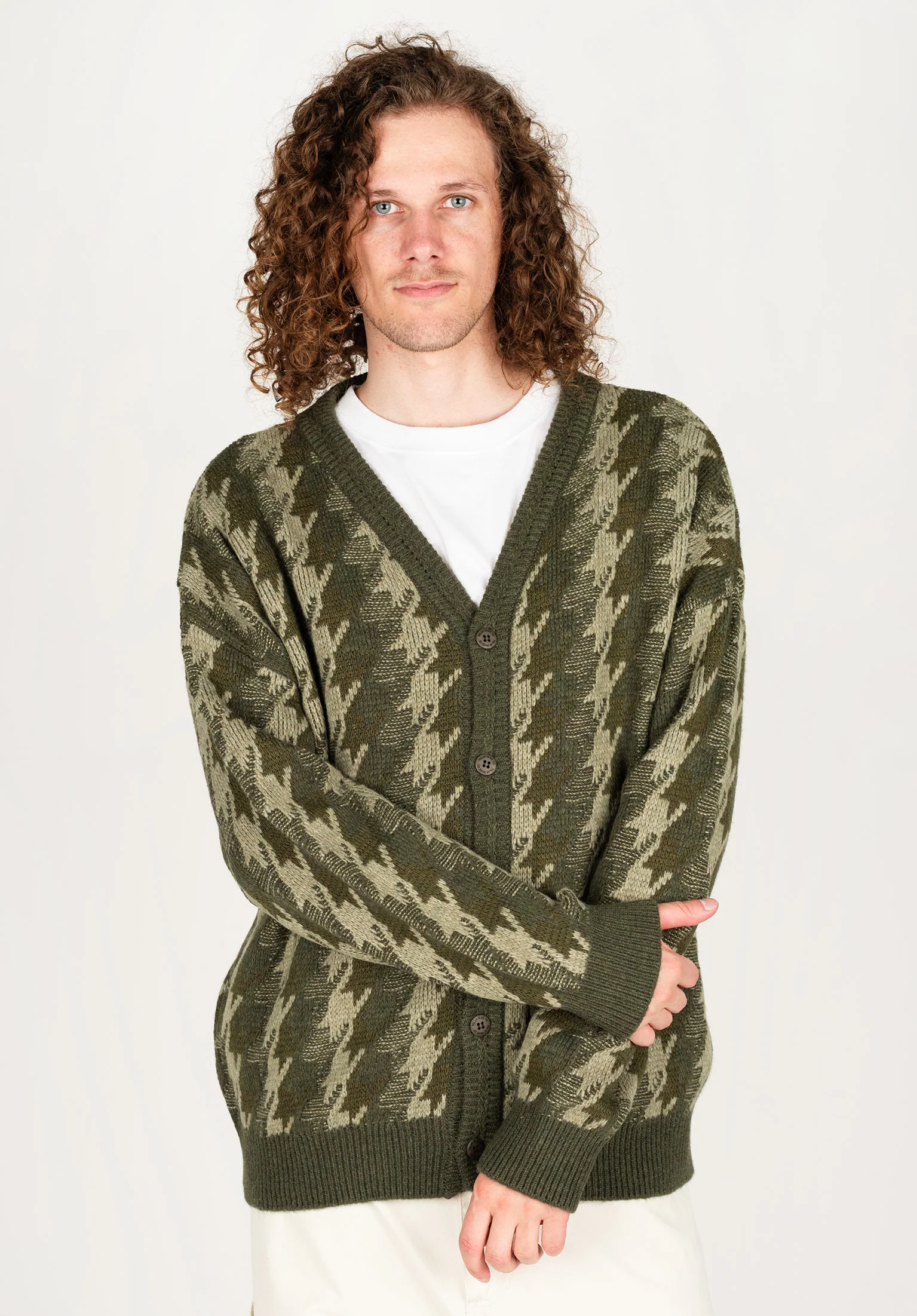 Louis Cardigan Houndstooth