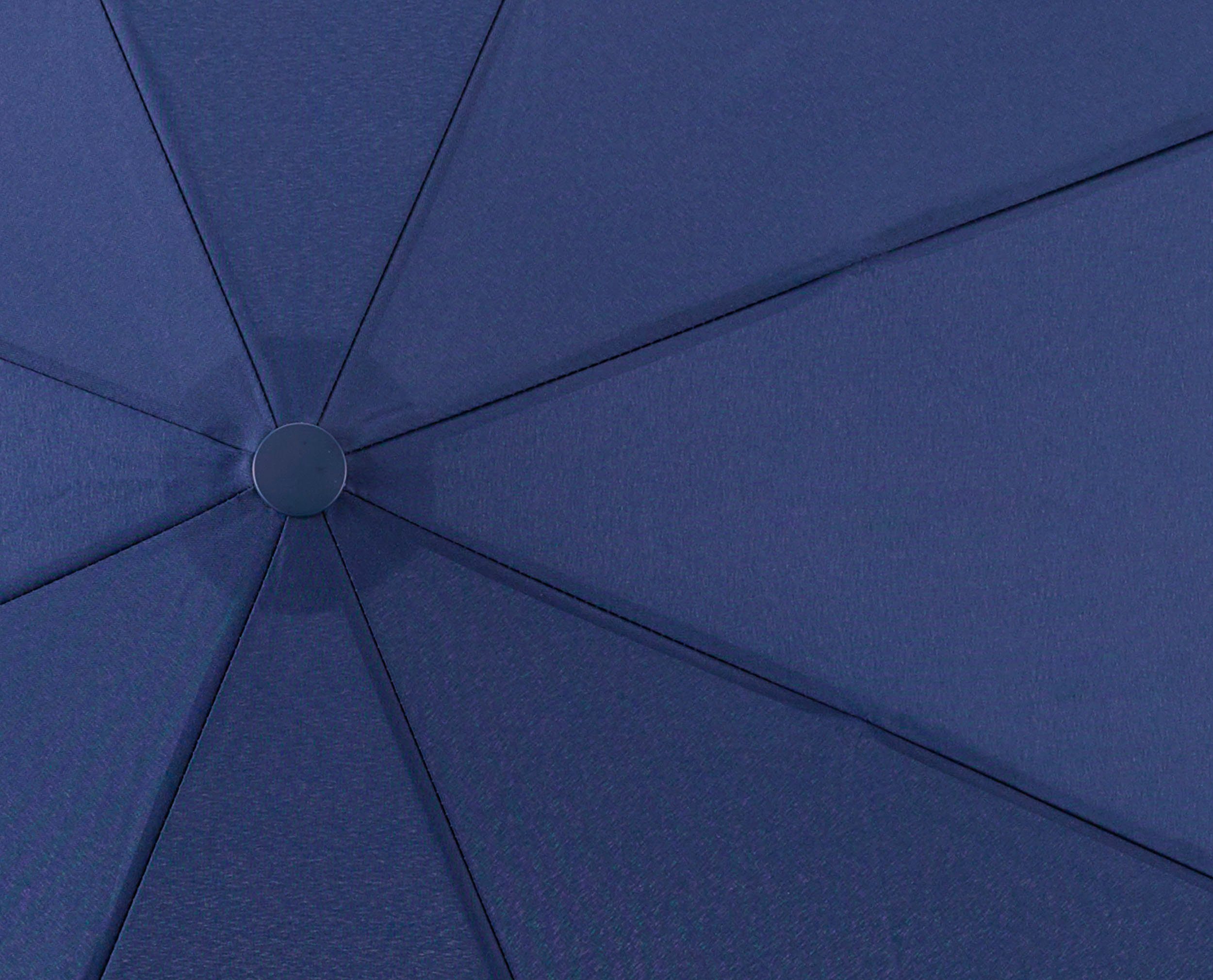 EuroSCHIRM® Taschenregenschirm Umwelt-Taschenschirm, marineblau