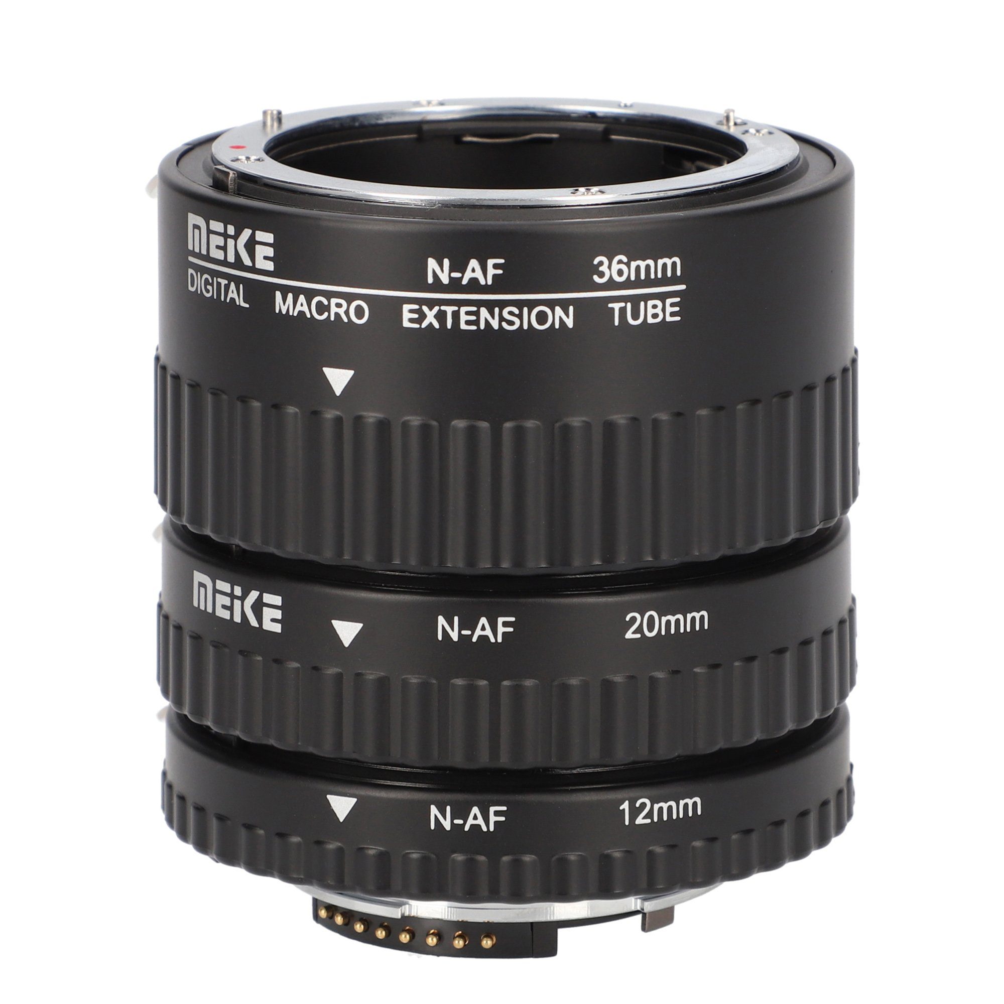 Meike AF Automatik Makro Zwischenringe für Nikon SLR Größen 12 20 36mm Makroobjektiv