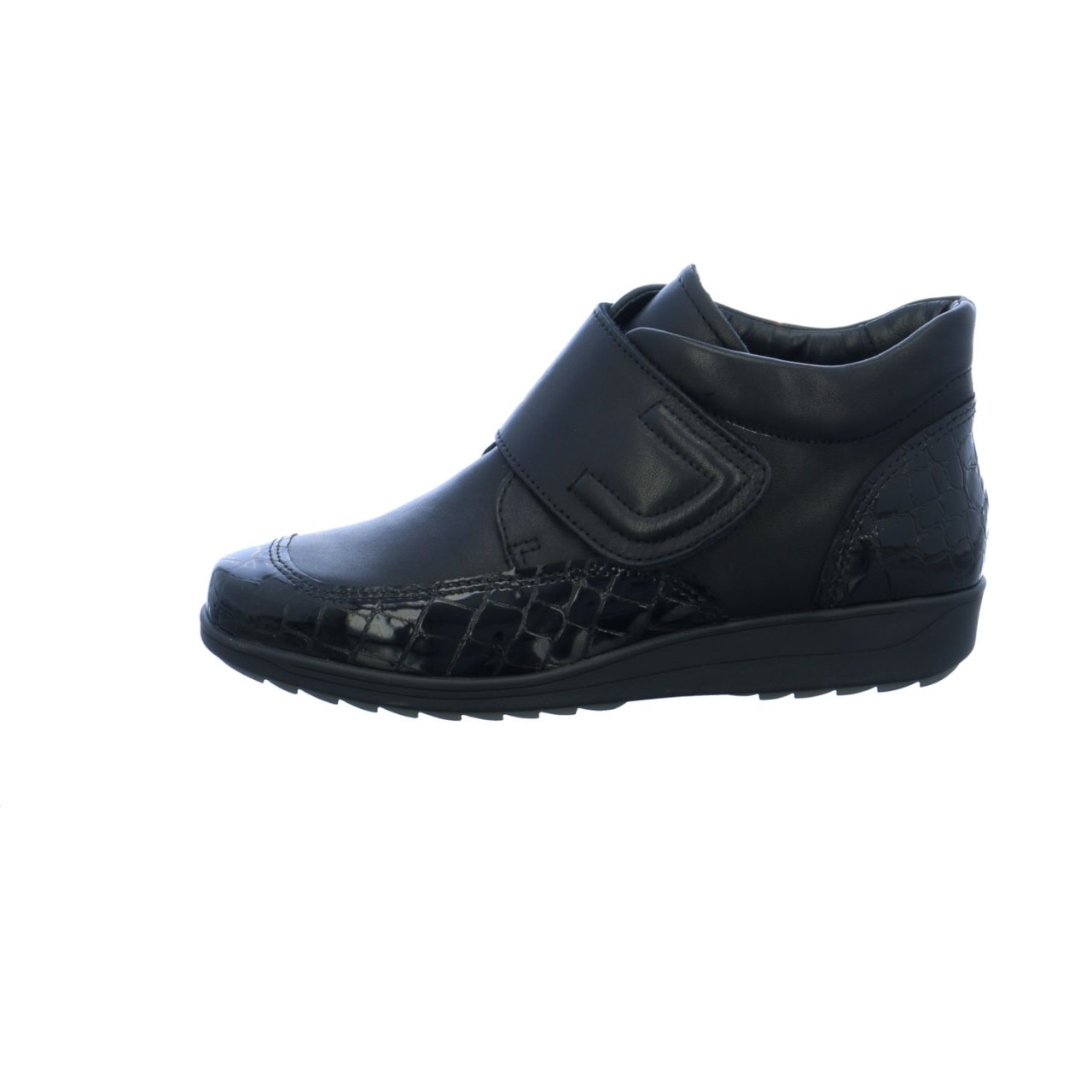 ARA Stiefeletten schwarz kroko-Lack Softcalf