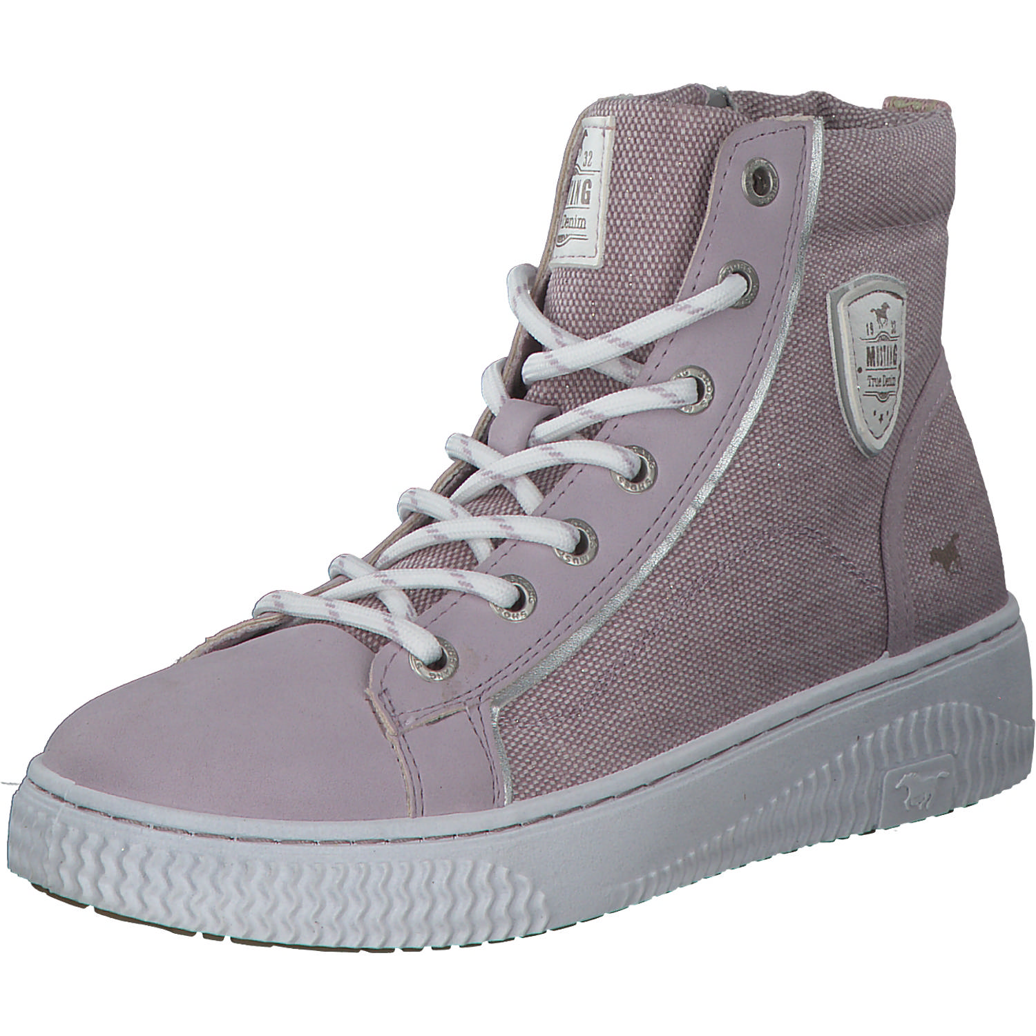 Mustang 1419502, Sneakers High, Damen, Rosa
