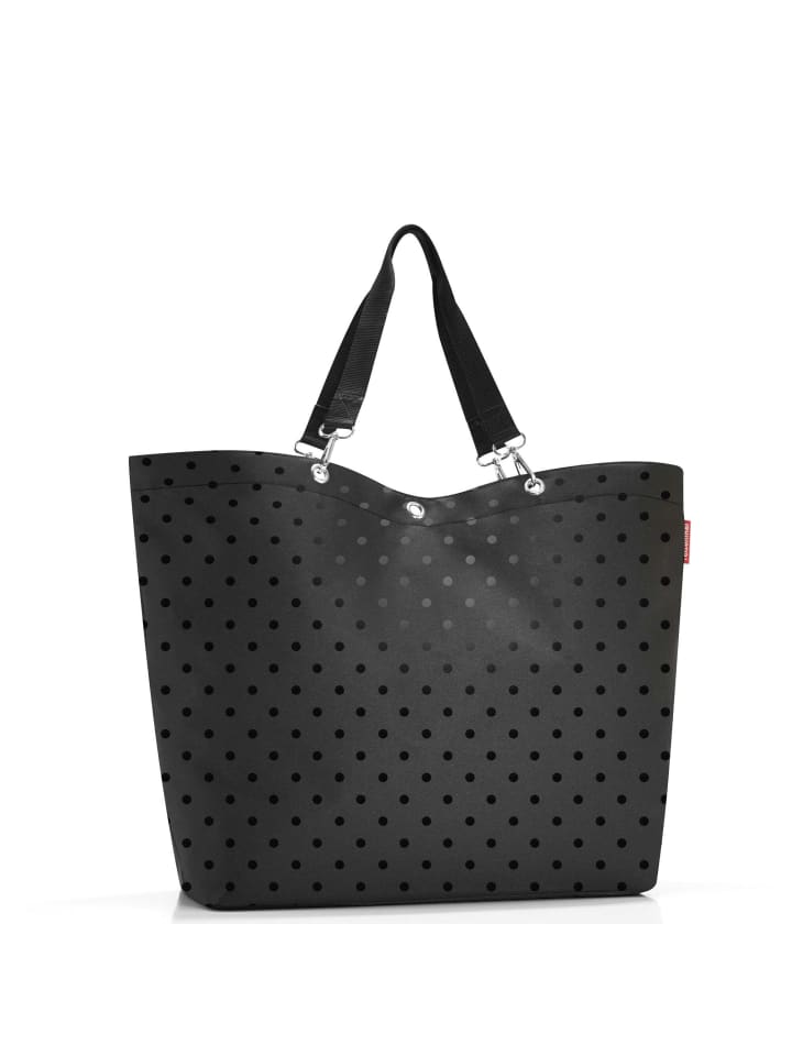 Reisenthel XL - Shopper 65 cm (twist powder blue) in glossy dots black günstig kaufen onesize