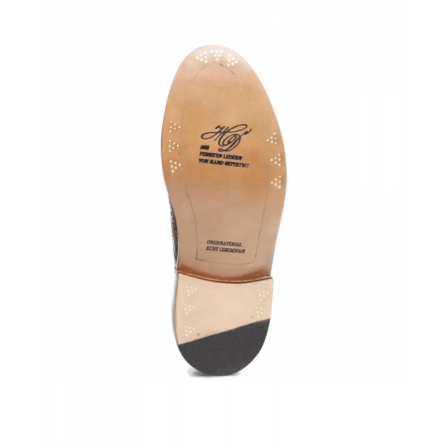 Heinrich Dinkelacker - Businessschuhe Derby BUDA FULL-BROGUE C Cordovan - braun