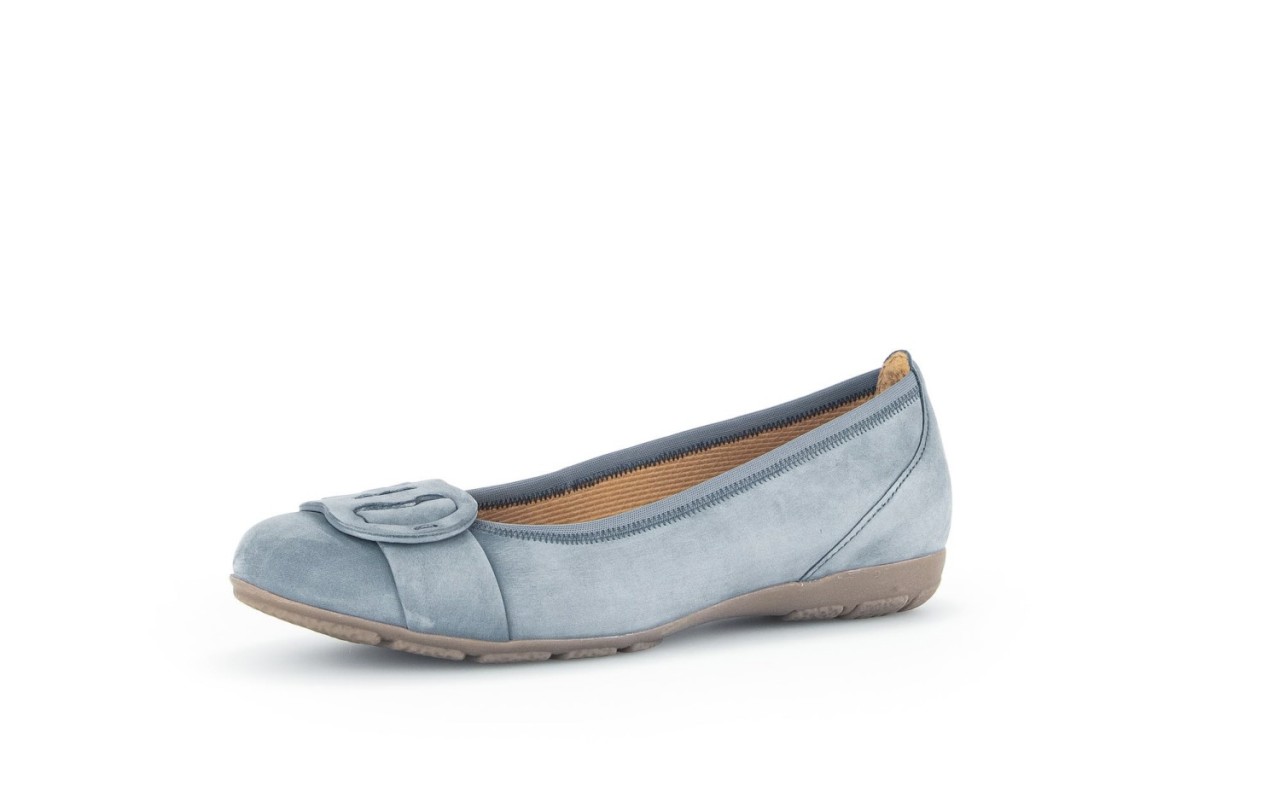 GABOR Ballerinas blau Gabor Fashion sportliche Ballerinas 44.1