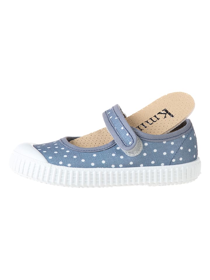 kmins Spangenballerinas in Blau günstig kaufen