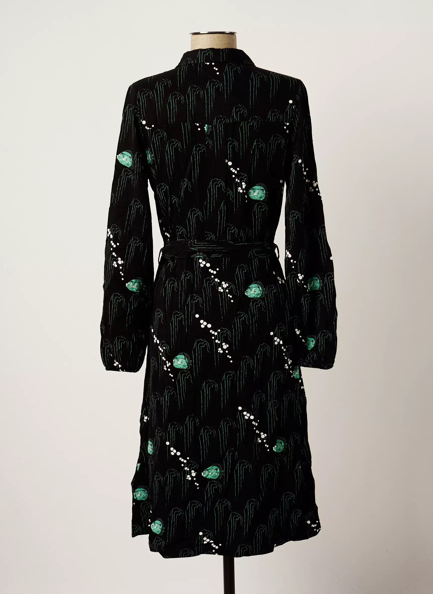 Mademoiselle Yeye Robes Mi Longues Femme couleur noir