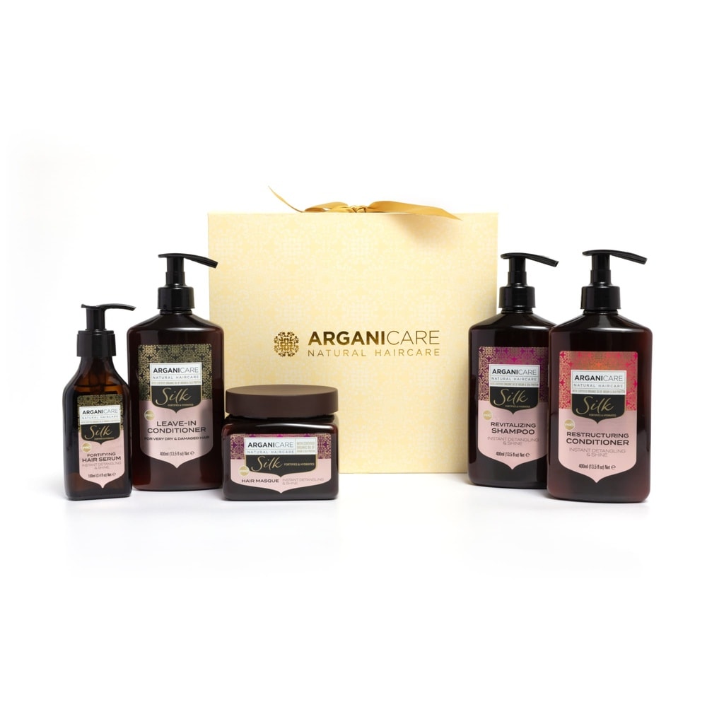 Arganicare Coffret Hair Full Silk Coffret cheveux brillance absolue