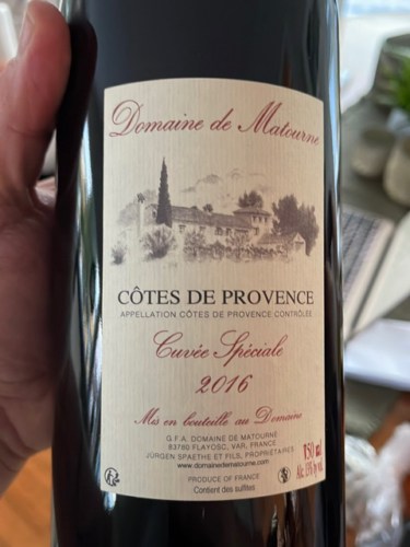 Domaine de MatourneCuvée Speciale 2012