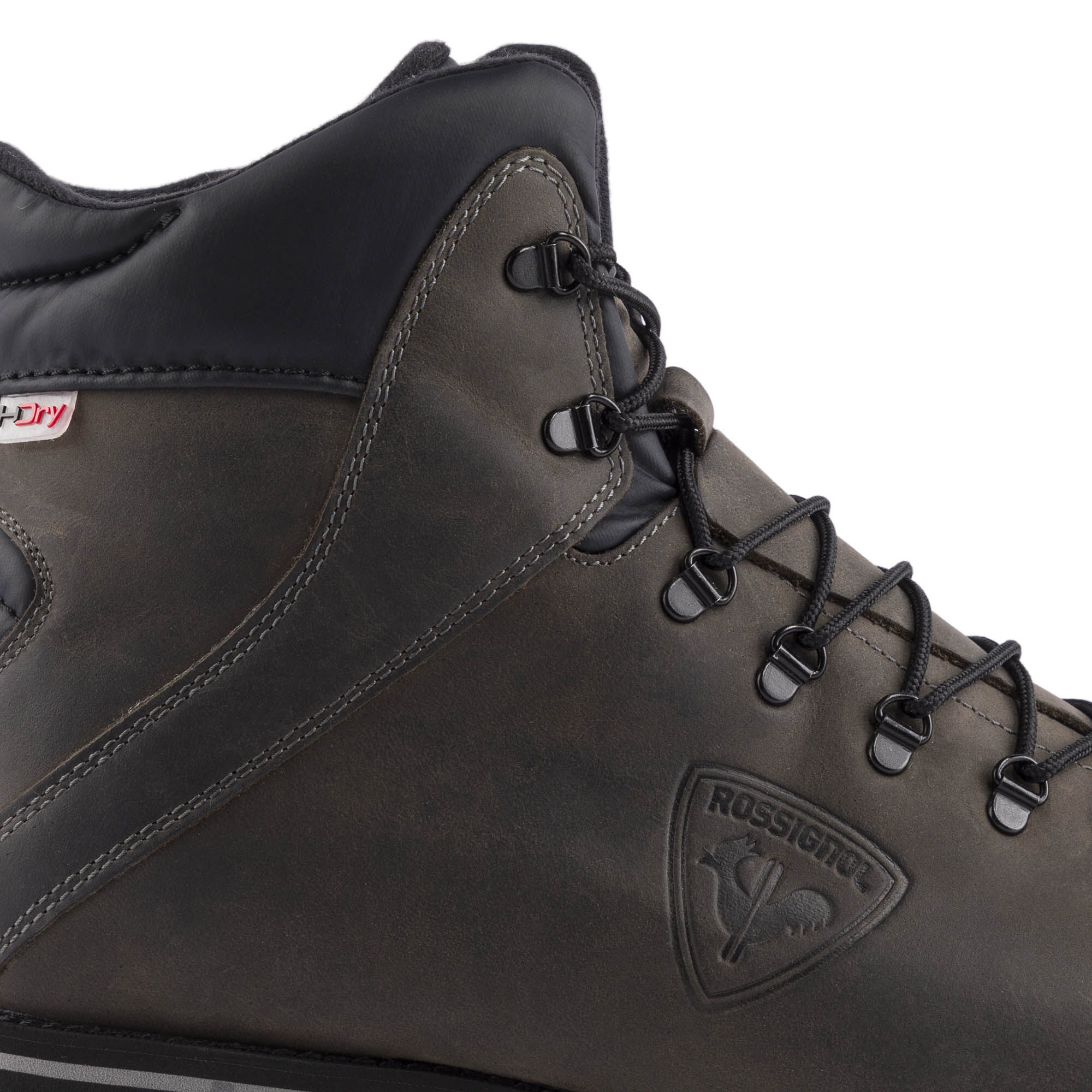 Bottines Chamonix gris ciré homme