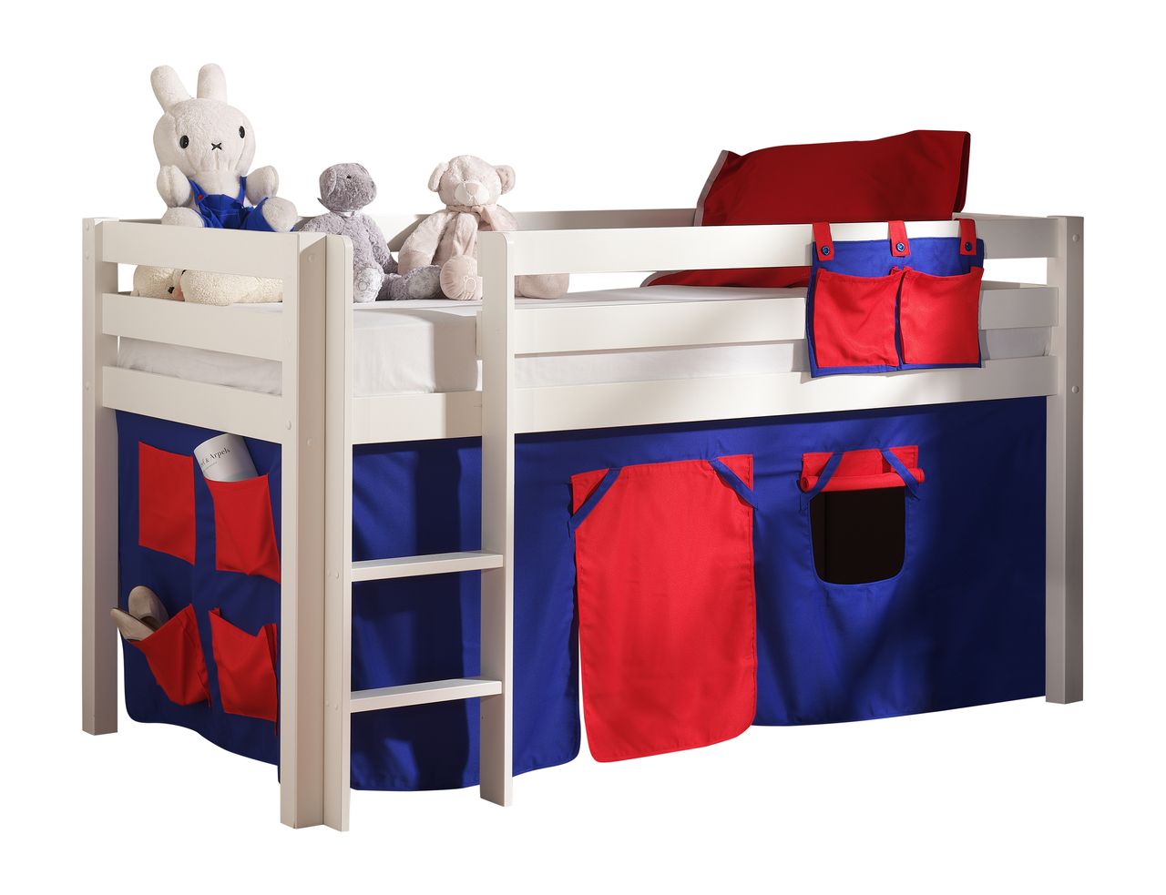 VIPACK Spielbett Pino mit Textilset 
