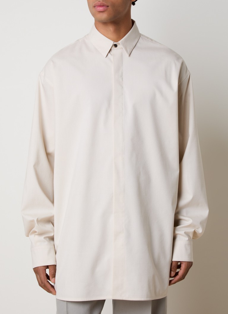 Košile Fear of God s odvětrávaným oversized střihem z vlněné směsi