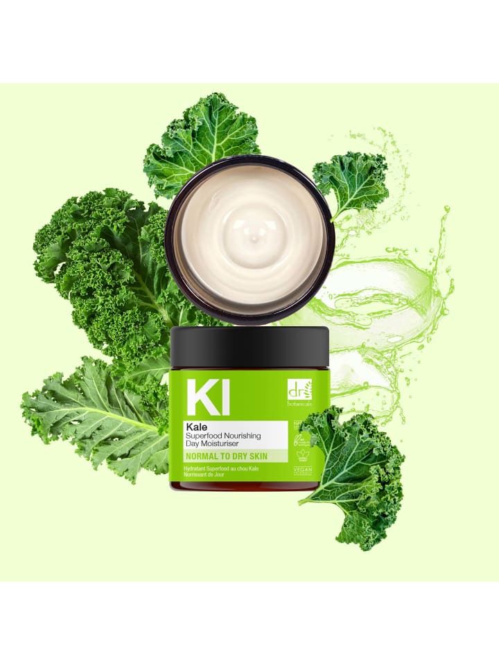 Dr Botanicals Grünkohl Superfood Tagespflege-Duo – Nährende Feuchtigkeit 30ml   60ml günstig kaufen onesize