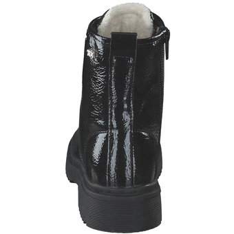 Barbarella Schnür Boots in schwarz