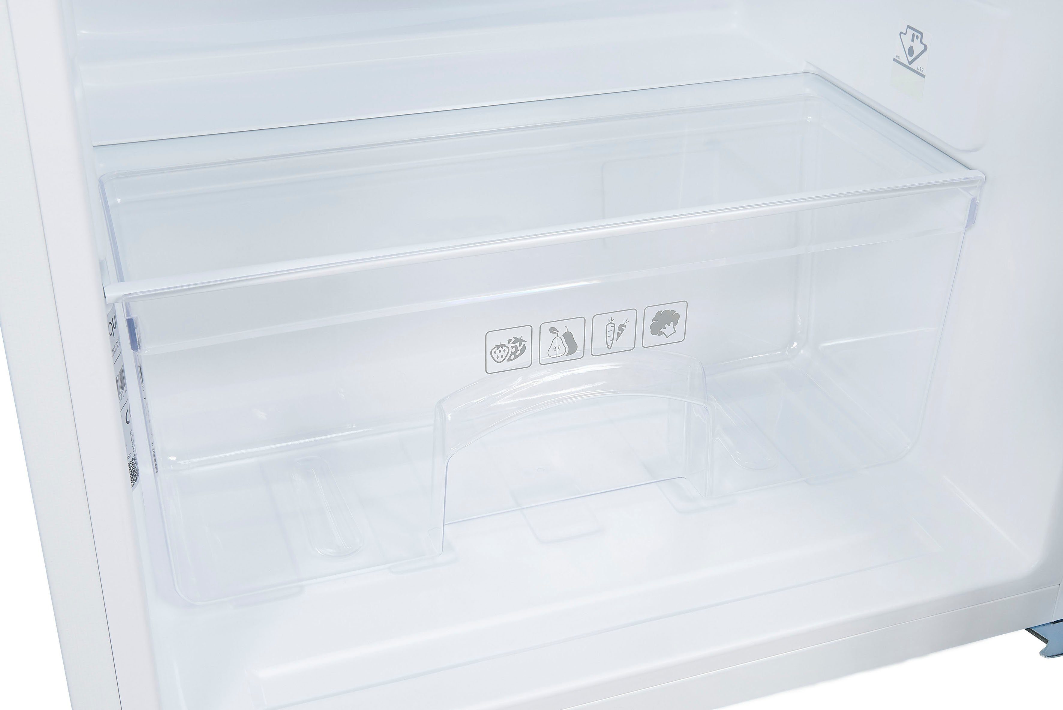 exquisit Kühlschrank KS16-4-E-040E weiss, 85,5 cm hoch, 55 cm breit