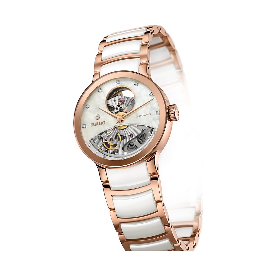 Rado Damenuhr Centrix Diamonds Open Heart