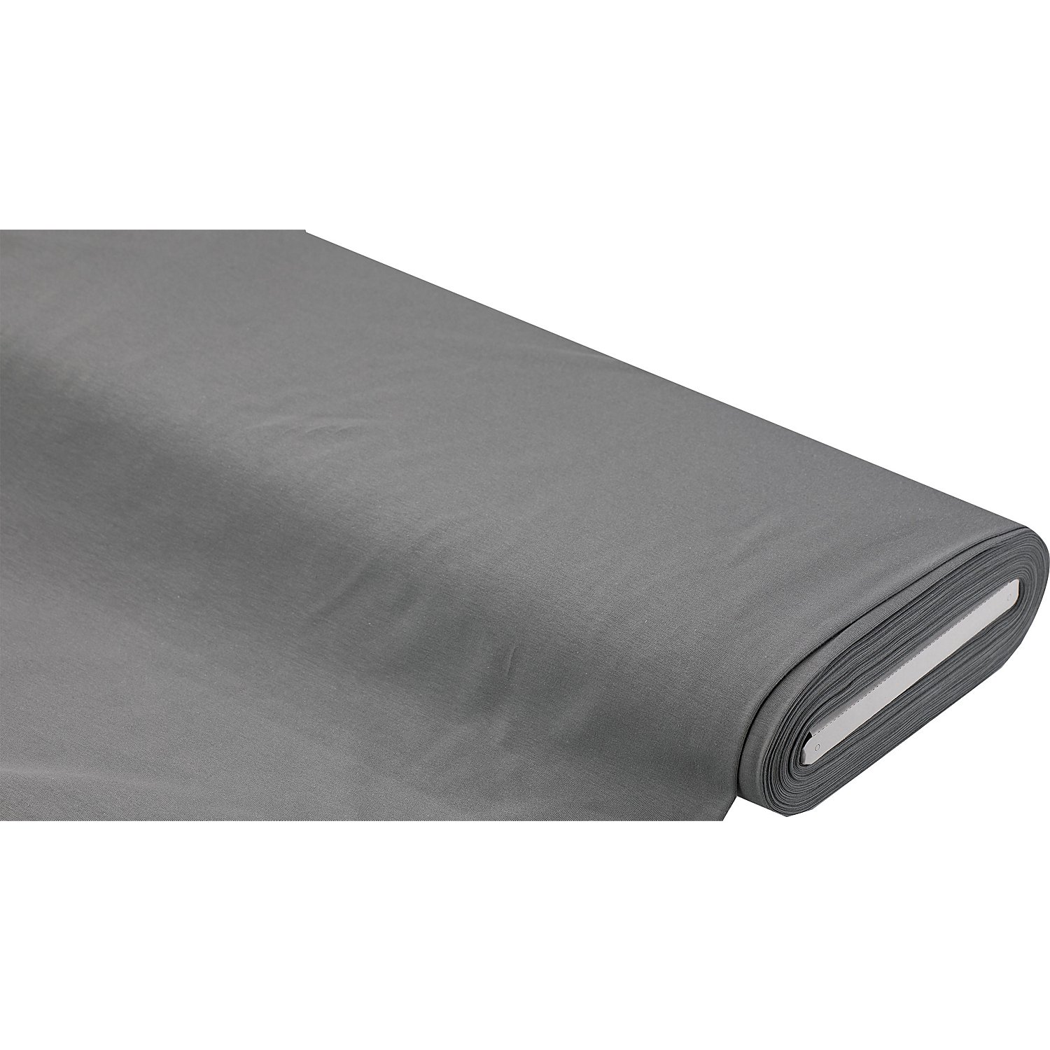 Bio-Baumwolljersey mit Elasthan, dunkelgrau