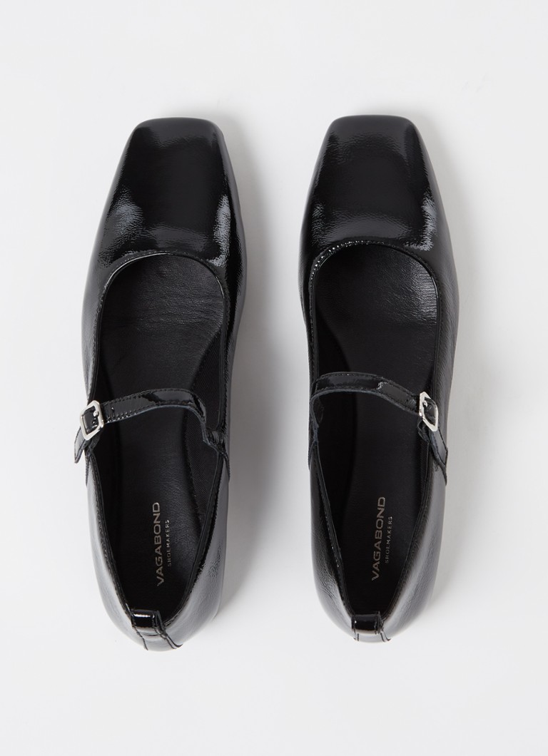 Balerine Delia din piele lăcuită Vagabond Shoemakers