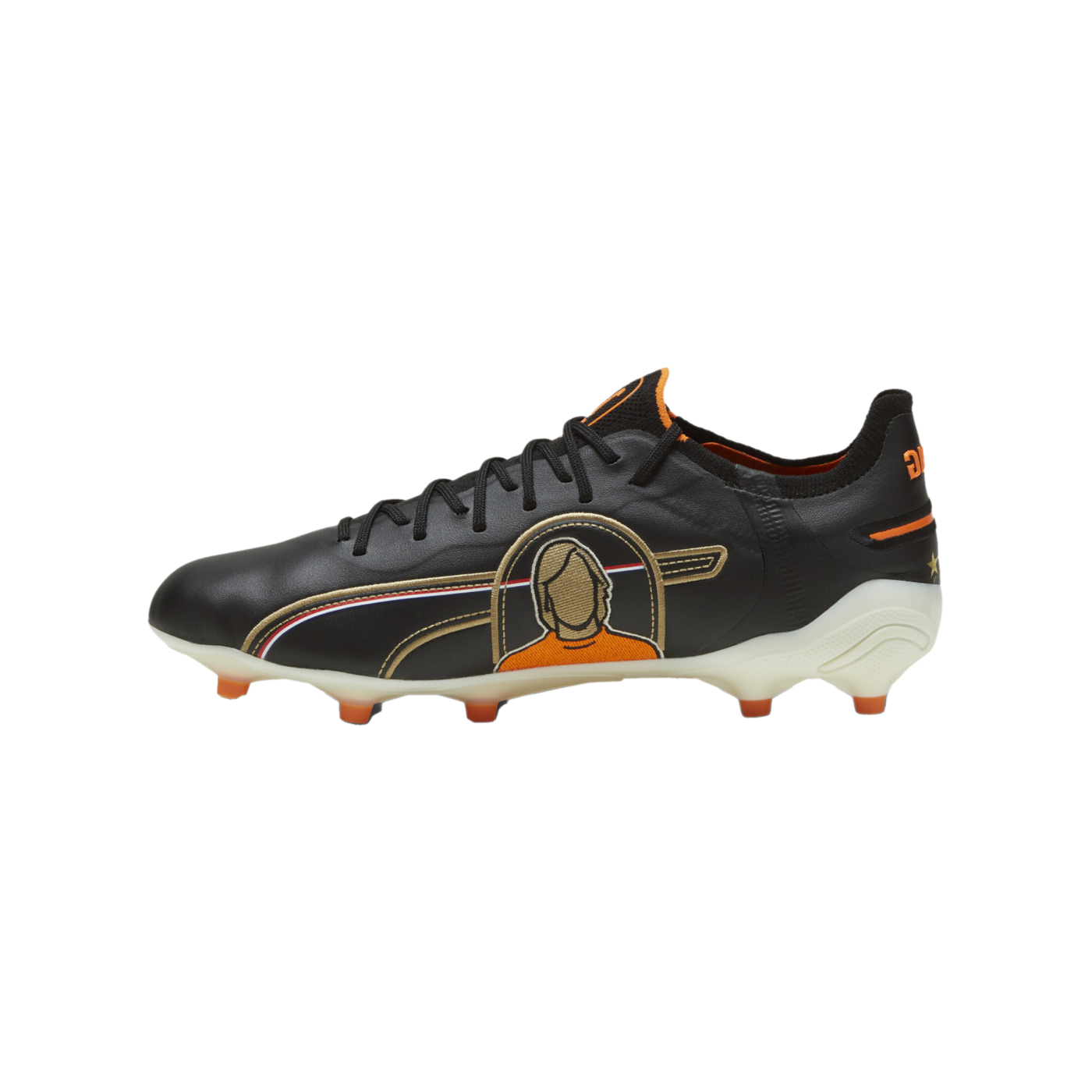 PUMA KING Ultimate Cruyff FG/AG Schwarz Weiss F01