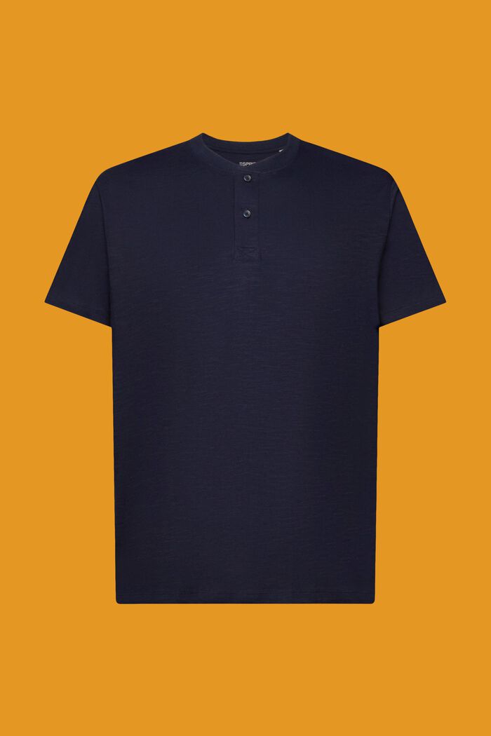 Henley-T-Shirt aus Baumwolle