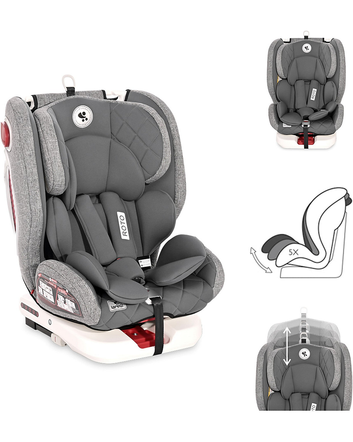 Kindersitz Roto Gruppe 0/1/2/3 (0-36kg) Kindersitze