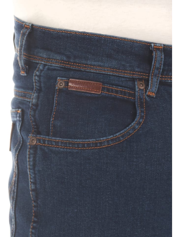 Wrangler Jeans Texas Slim Stretch slim in Blau günstig kaufen