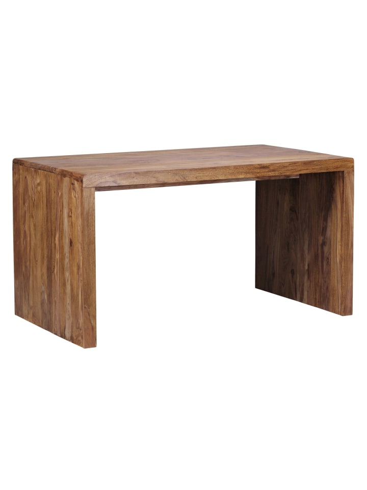 KADIMA DESIGN Schreibtisch BOHA Massiv-Holz Computertisch 160 cm breit in Massivholz günstig kaufen