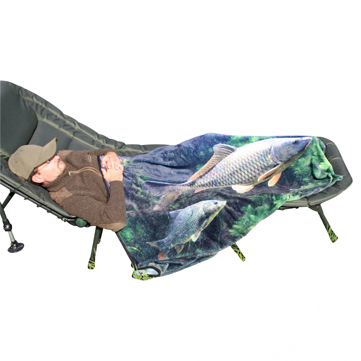 il Lago Passion Teddyfleecedecke Schuppenkarpfen