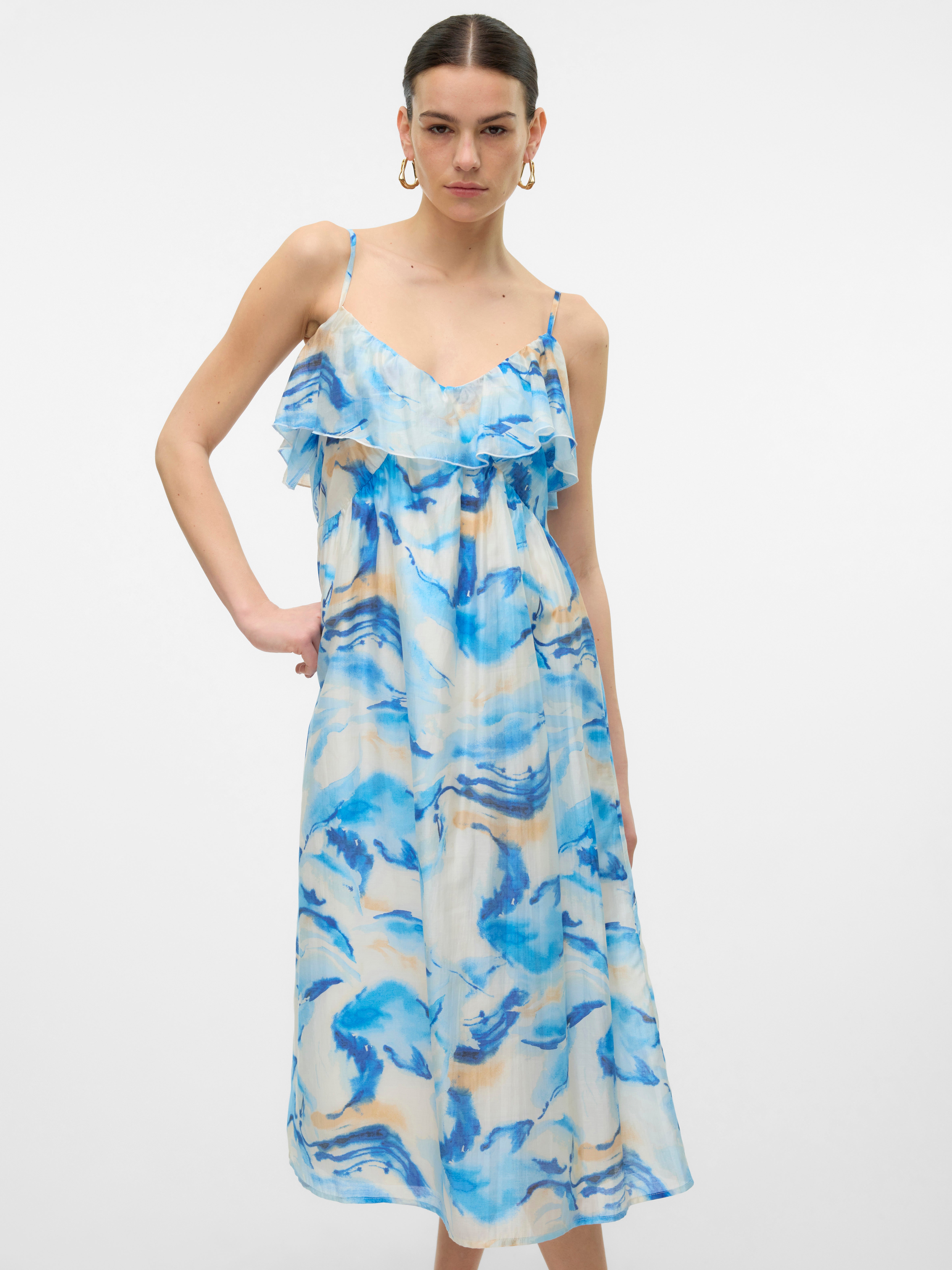 VMOSANA Langes Kleid