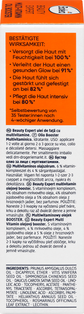 Gesichtsöl Beauty Expert Multi-Vitamin Oil Booster, 30 ml