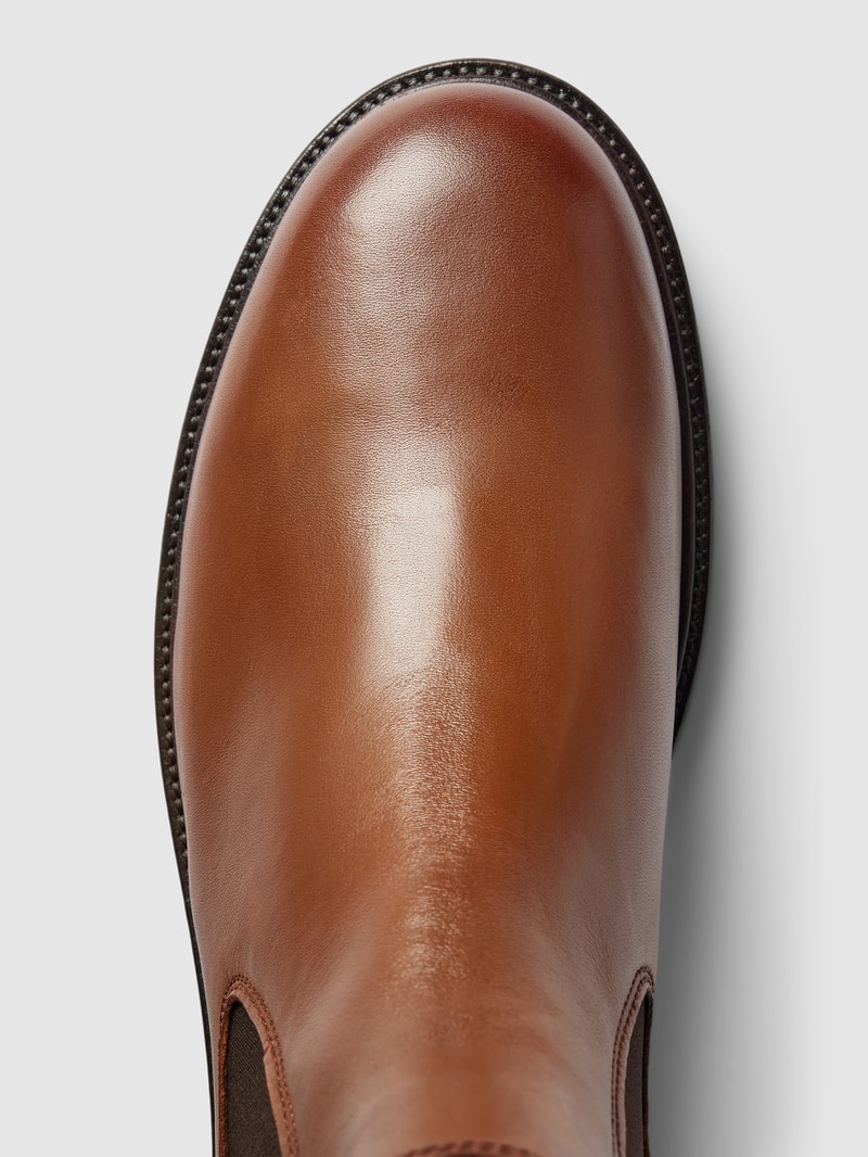 Chelsea Boots aus Leder Modell 'RONY' in cognac