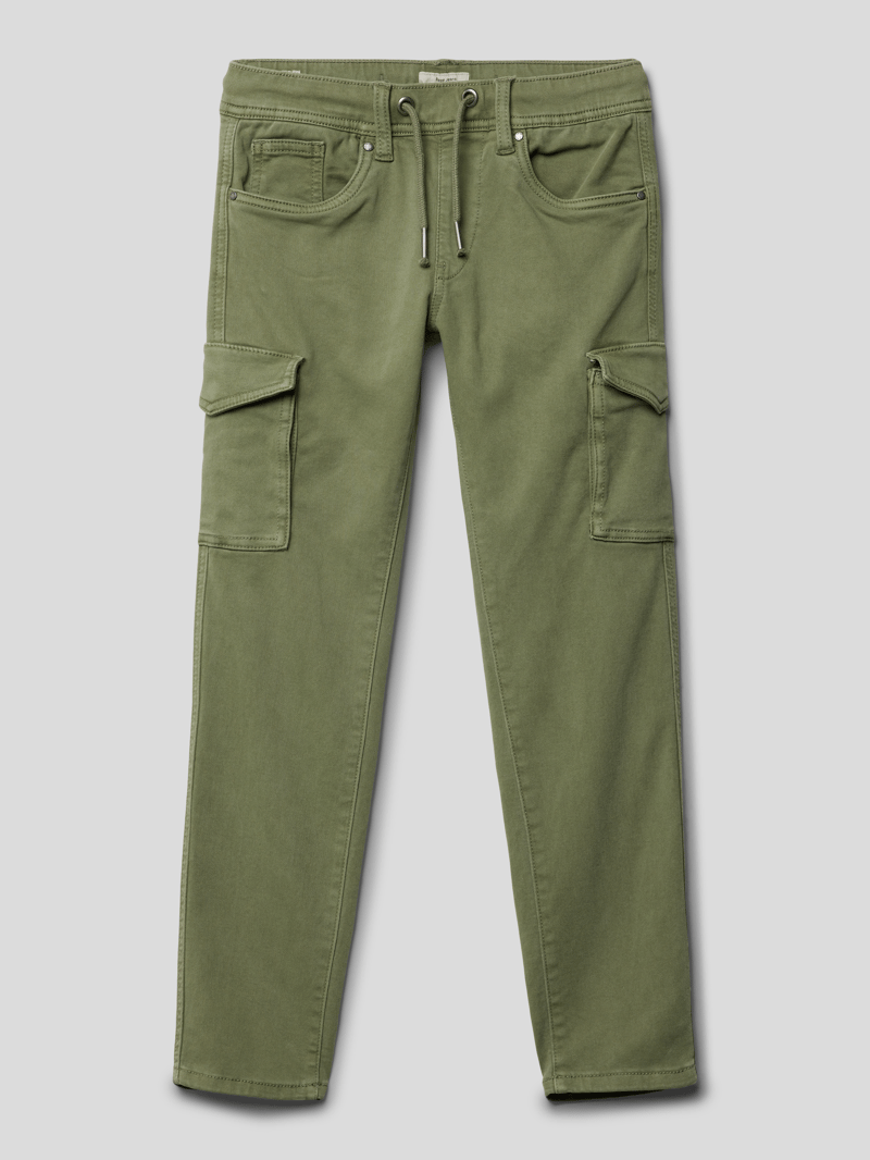 Cargohose im 5-Pocket-Design Modell 'CHASE' in olivgrün