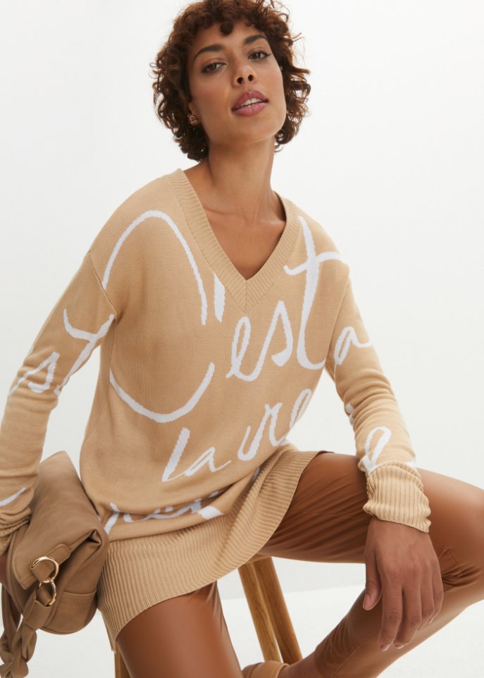 Pullover mit Schriftzug
