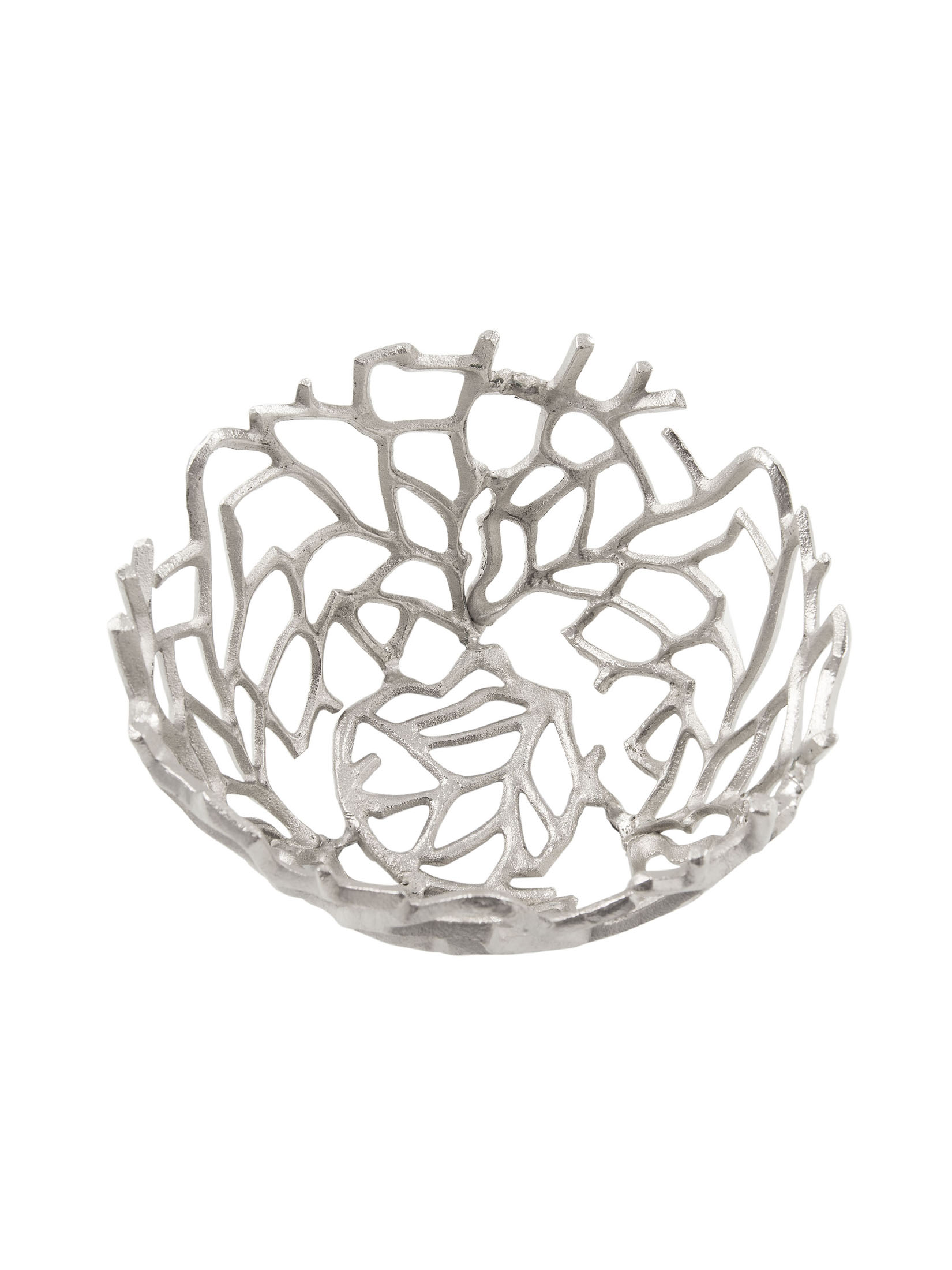 Twigs Deko-Schale, Silber