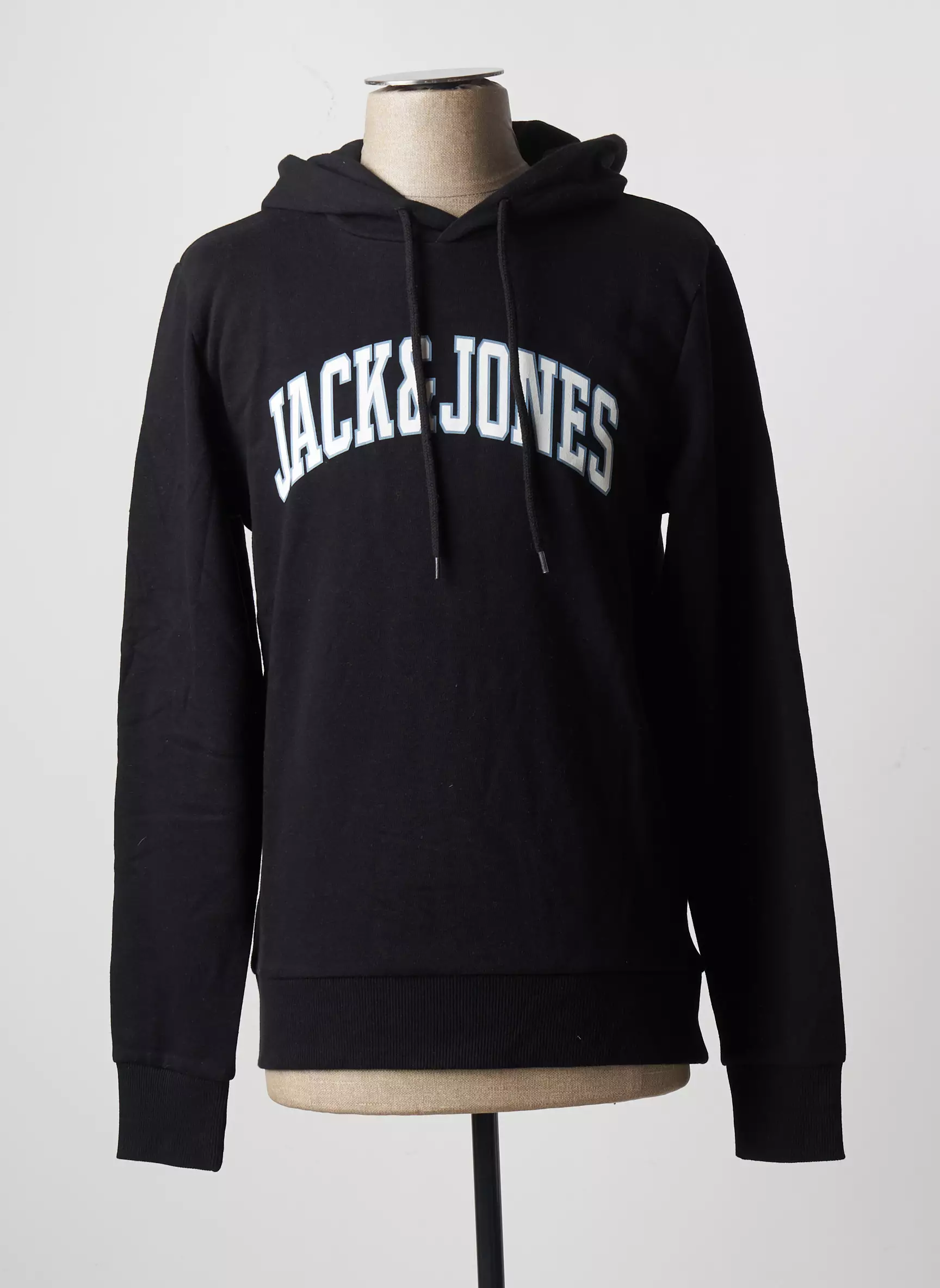 Jack Jones Sweat Capuche Homme couleur noir