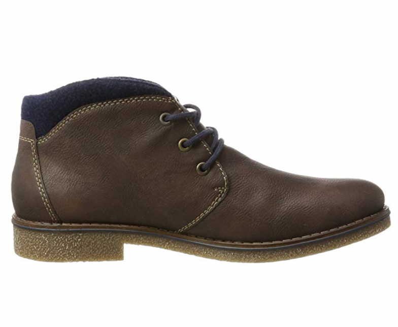 RIEKER Schnür-Stiefeletten braun