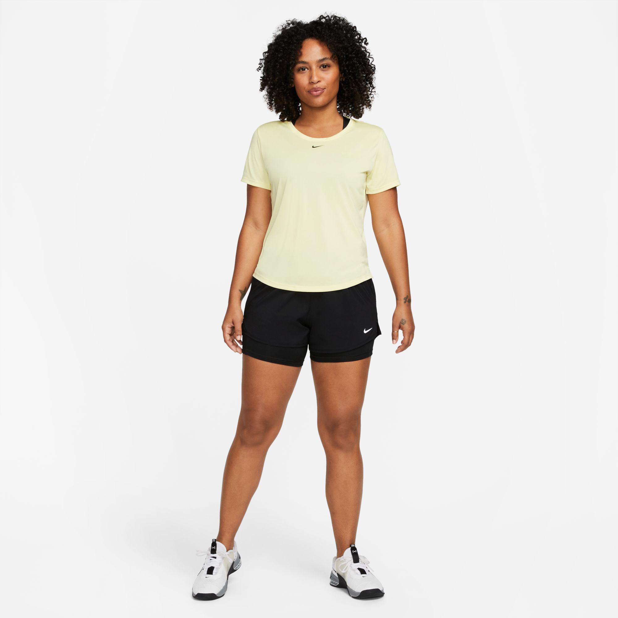 Dri-Fit One MR 2in1 Shorts Damen - Schwarz