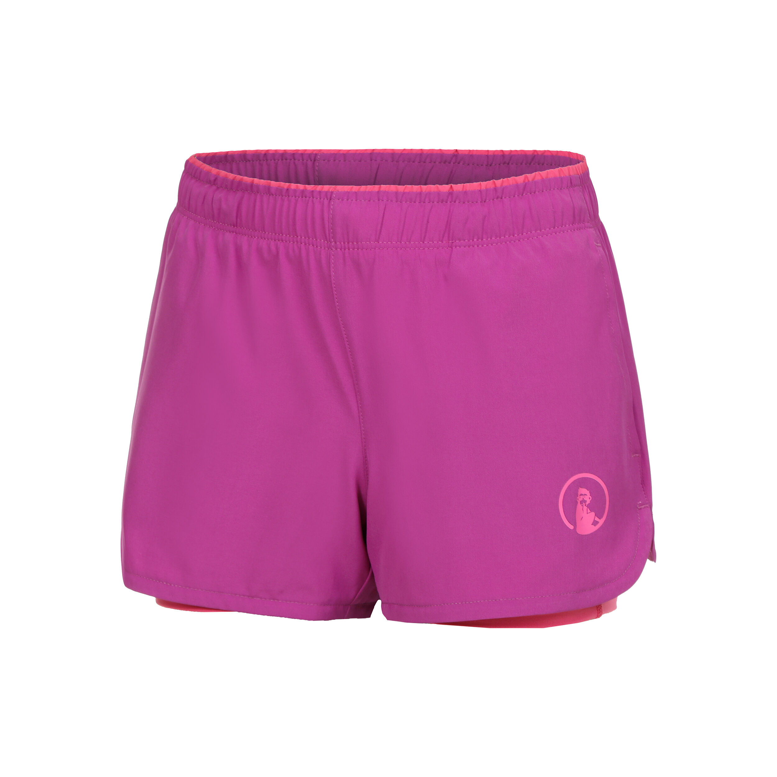 Point 2in1 Shorts Mädchen - Berry, Pink