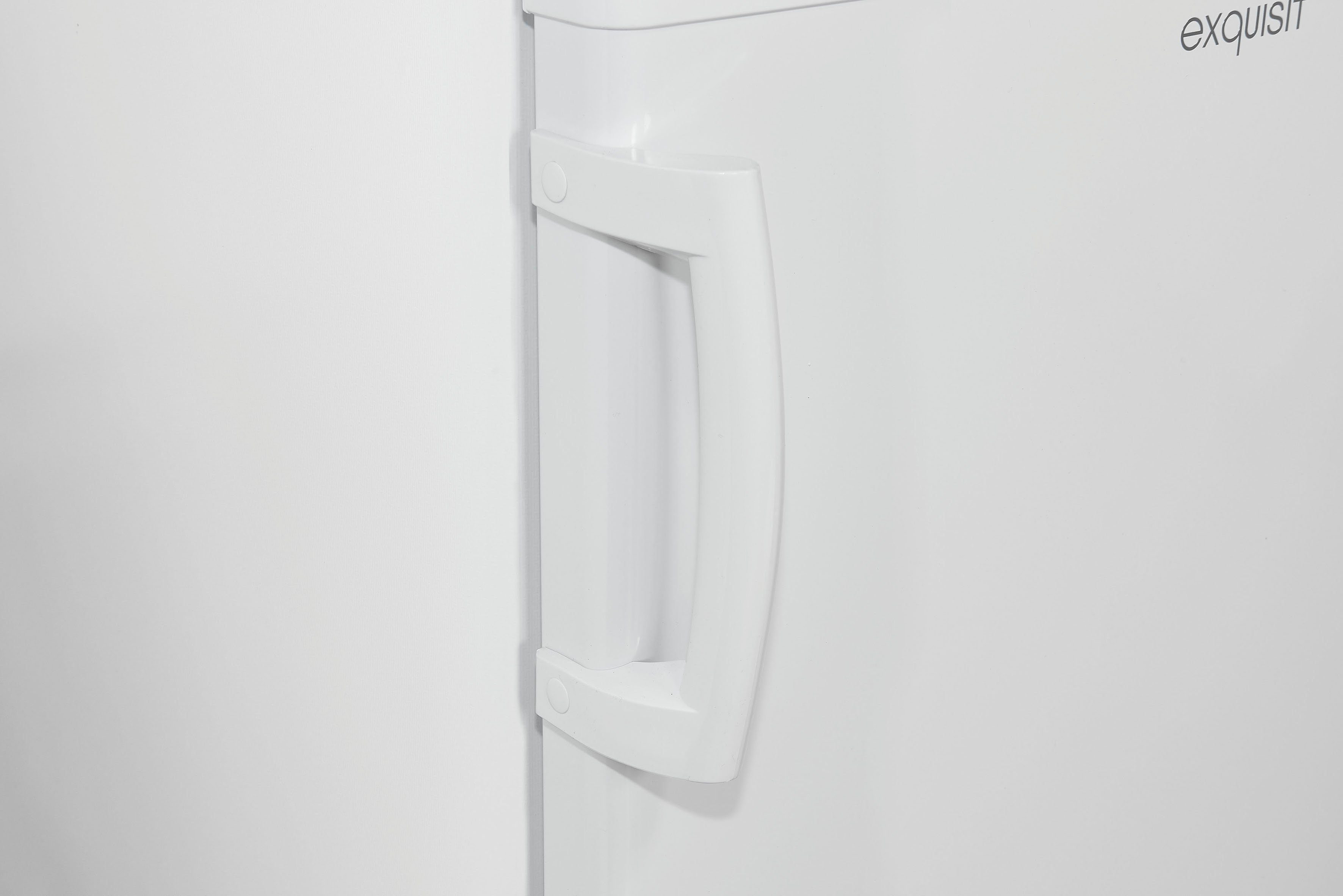exquisit Kühlschrank KS16-4-HE-040D weiss, 85 cm hoch, 55 cm breit
