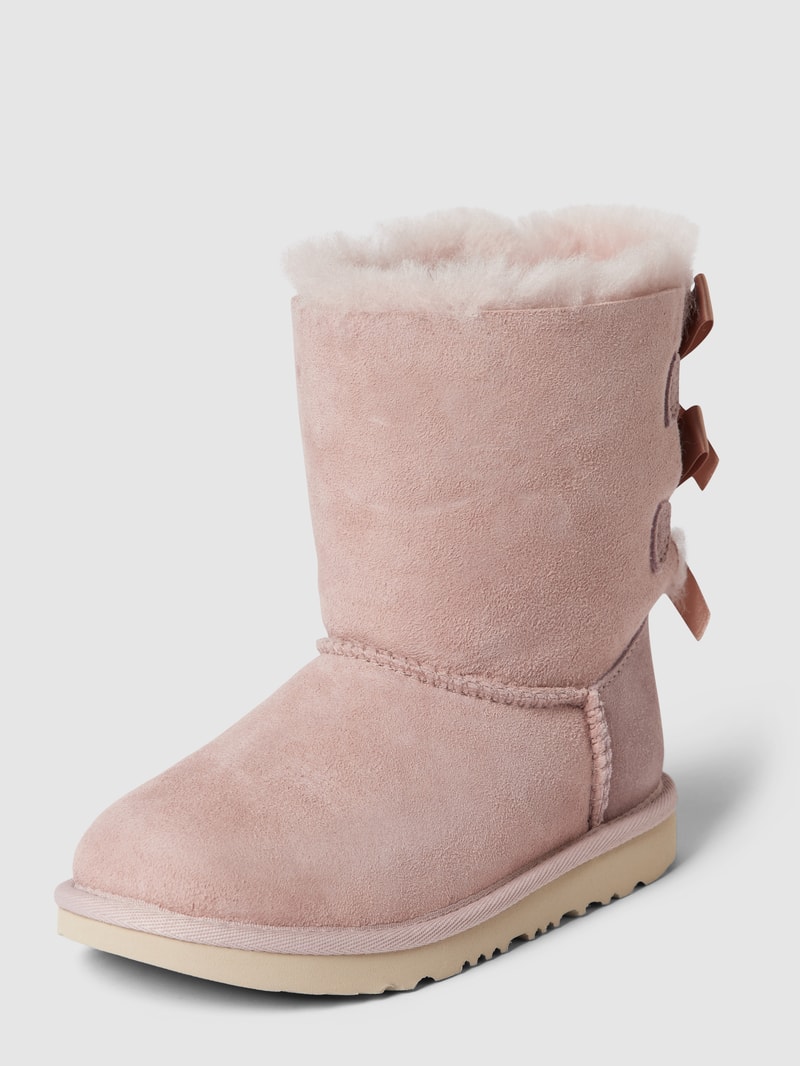 Stiefel mit Schleifen-Details Modell 'BAILEY' in hellrosa