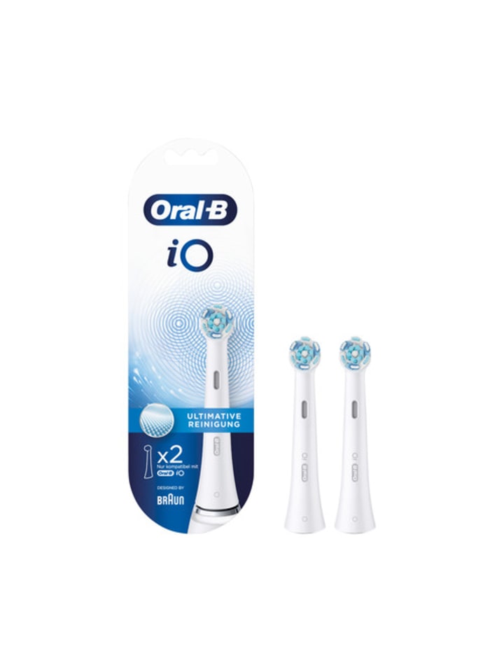Oral-B Aufsteckbürsten iO Ultimative Reinigung in Weiß günstig kaufen 2 Stück