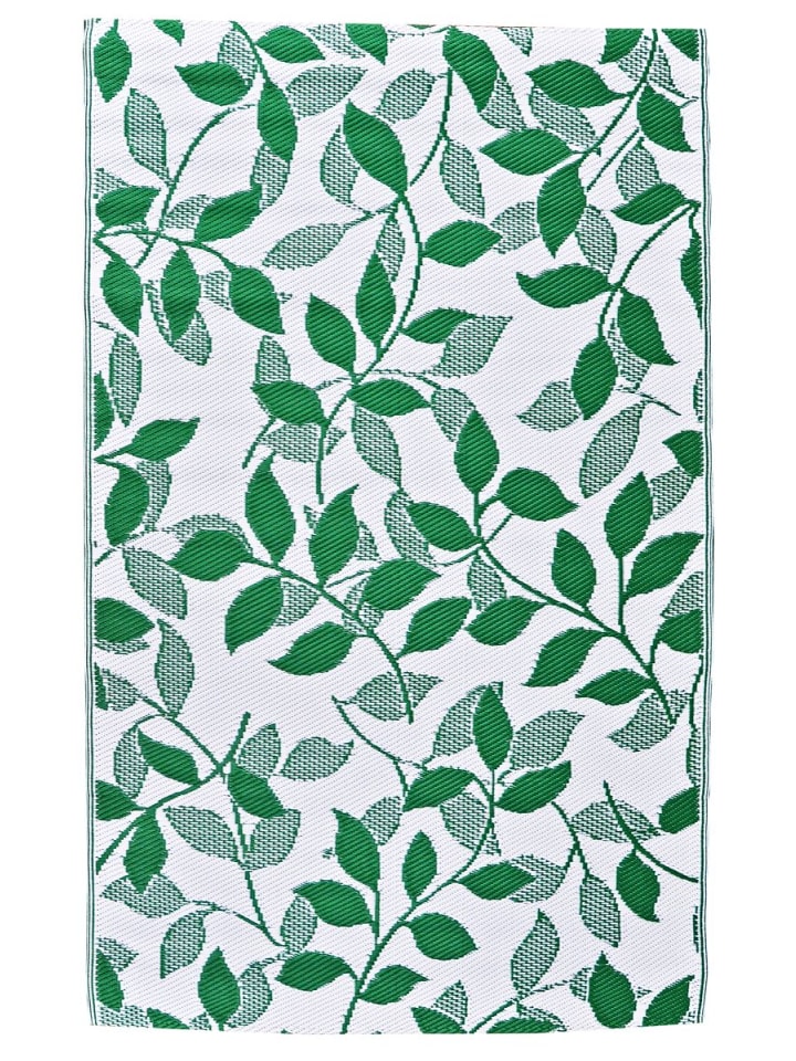 JACK Outdoor Teppich 120x180cm In- & Outdoor in Blatt Grün günstig kaufen 120x180cm