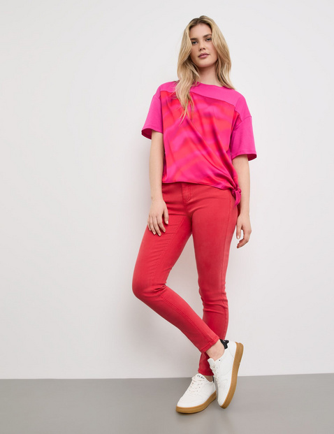 T-Shirt mit Knoten-Detail
