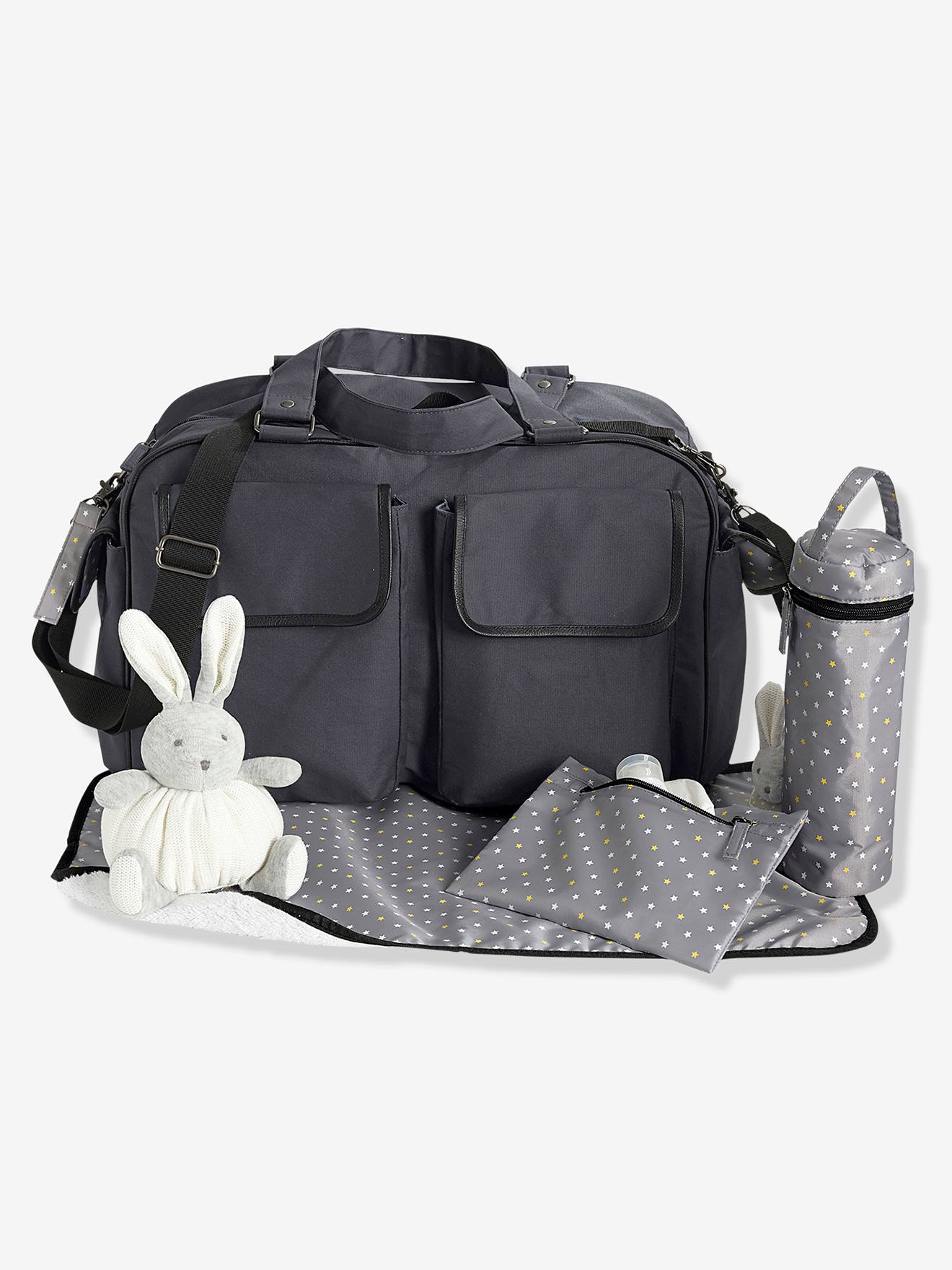 Sac à langer Week-end vertbaudet anthracite